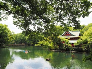Inokashira Park Benzaiten Shrine in Tokyo, Japan