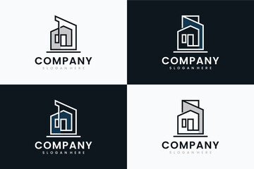 set of architect template ,logo design inspiration