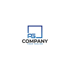 Initial letter PG symbol logo design for business company