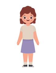 cheerful young female