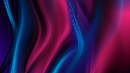 Abstract blue purple liquid blurred waves background