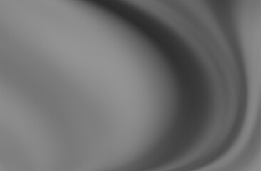 Soft background blur gradient black gray fabric-like curve pattern