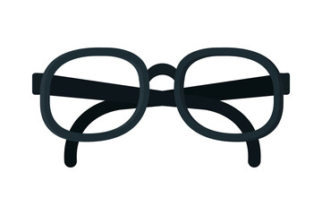 glasses with black frame