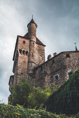 Fototapeta premium Château de Menthon Saint Bernard, lac d'Annecy
