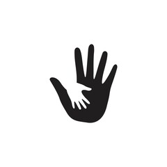 Fototapeta na wymiar vector hand logo design concept vector