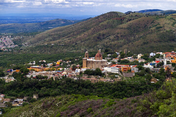 Fototapeta na wymiar Mexico - Panoramic View of Valenciana