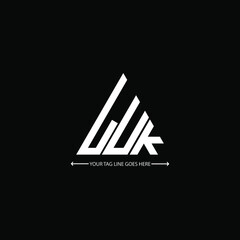 LUK letter logo creative design. LUK unique design