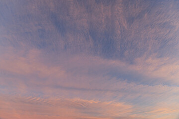 Beautiful view of sunset sky.