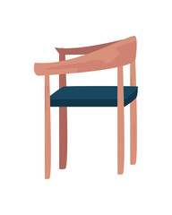 home and wood chair