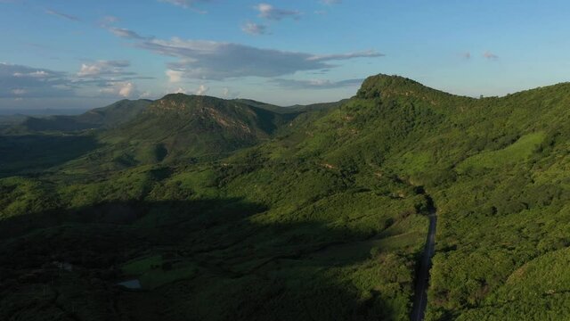 view of the mountains