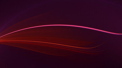 3D rendering abstract multicolor fractal light background