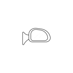 rear view mirror icon