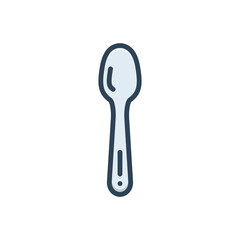 Color illustration icon for tablespoon