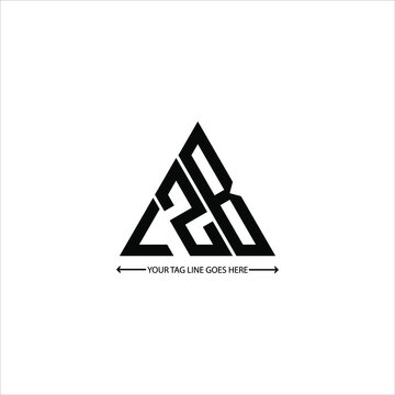 LZB letter logo creative design. LZB unique design

