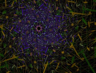 Imaginatory fractal background generated Image