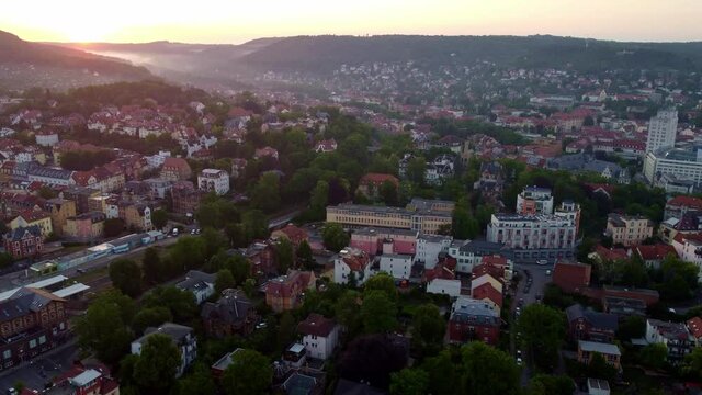 Sunset at Jena, Thuringia, Germany