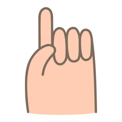 Obraz premium Pointing Hand