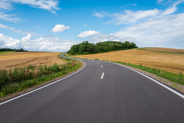 road in the countryside