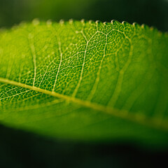 close up of leaf