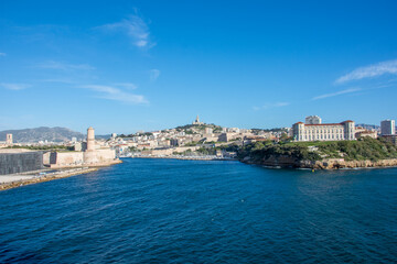 discovery of the harbor of Marseille and the islands of the region, France