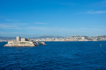 discovery of the harbor of Marseille and the islands of the region, France