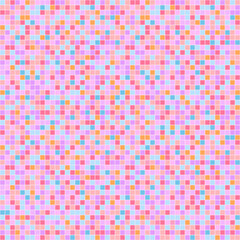 Seamless tile pattern. Checkered background. Abstract geometric wallpaper. Cute colors. Print for polygraphy, posters, t-shirts and textiles. Doodle for design