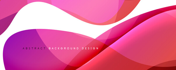 Trendy simple fluid color gradient abstract background with dynamic wave line effect. Vector Illustration For Wallpaper, Banner, Background, Card, Book Illustration, landing page