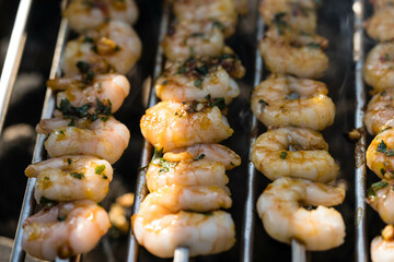 Surf and Turf - gegrilltes Rinderfilet und White Tiger Garnelen
