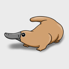 illustration of platypus 