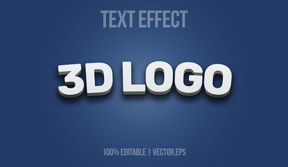 3D Logo text effect adobe illustrator
