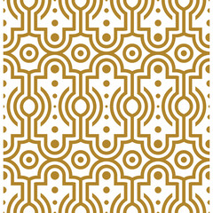 Islamic oriental geometric seamless pattern