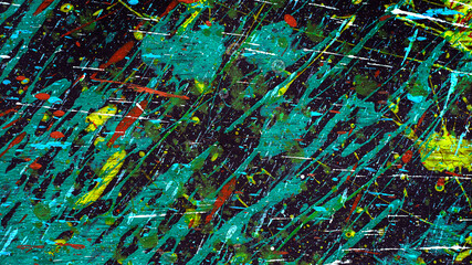 Obraz premium Blurred abstract multicolored dynamic paint pattern backdrop