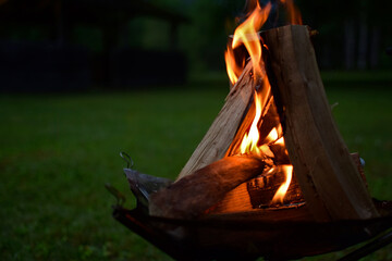 焚き火