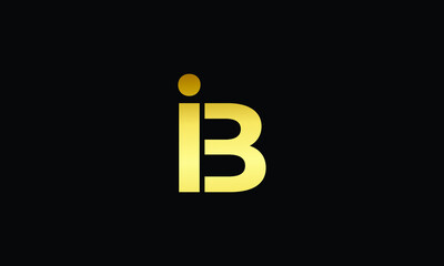 IB and BI or I and B Abstract Letter Mark Logo Template for Business