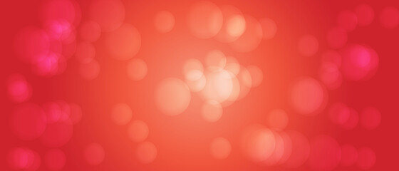 abstract red bokeh blurred background