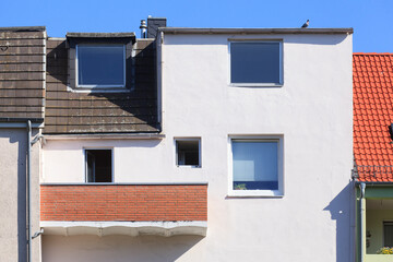 Balkone, Wohnhaus, Wohngebäude, Bremerhaven, Deutschland