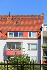 Balkone, Wohnhaus, Wohngebäude, Bremerhaven, Deutschland