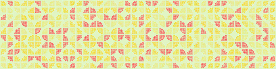 Abstract Geometric Pattern generative computational art illustration