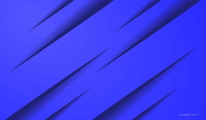 Obraz premium Gradient Blue Disappear Line Abstract Background