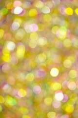 Obraz premium Vivid lights glittering with golden color