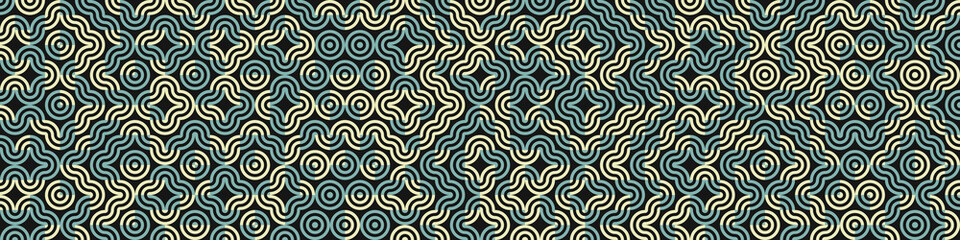 Abstract Geometric Pattern generative computational art illustration