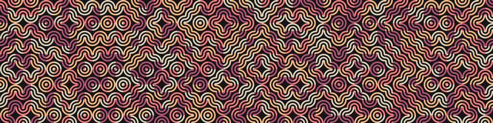 Abstract Geometric Pattern generative computational art illustration