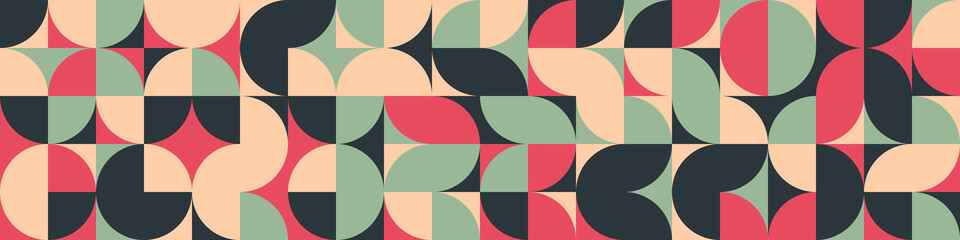 Abstract Geometric Pattern generative computational art illustration