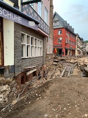 Bad Munstereifel, Germany. July 22, 2021.
A week after a major flood. Heavy torrential rains fell for more than a day. Rivers and streams overflowed their banks.