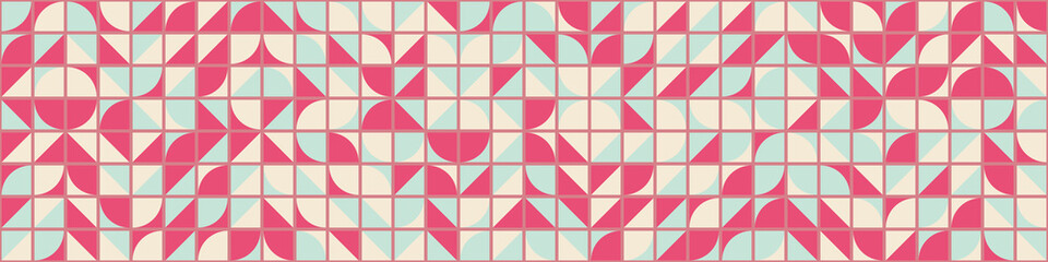 Abstract Geometric Pattern generative computational art illustration