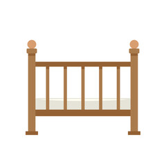 Baby Bed cartoon vector. Baby Bed vector.