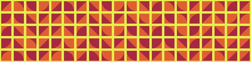 Abstract Geometric Pattern generative computational art illustration