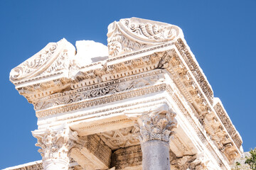 Historical buildings in the ancient city of Sagalassos. Thousands of years old ancient city of...