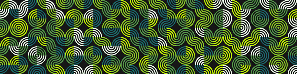 Abstract Geometric Pattern generative computational art illustration