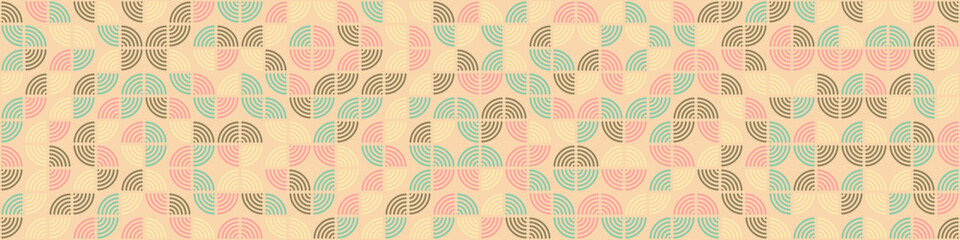 Abstract Geometric Pattern generative computational art illustration